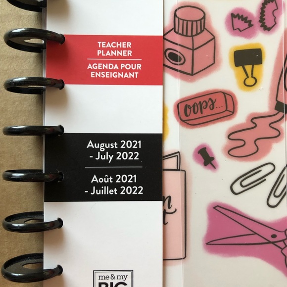 Happy Planner 2021-2022 Love of Learning Teacher 12 mo - Picture 3 of 8